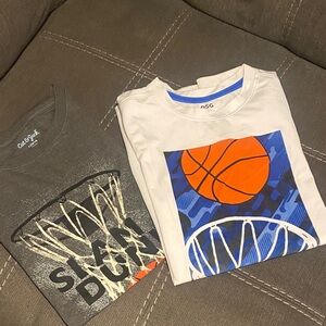 Kids Graphic Basketball Tees